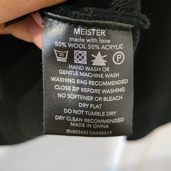 Meister Vintage Unisex Pullover Sweater Size S - Picture 3 of 8